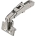 Blum 71T6580 CLIP Top Full Overlay Press-In Cabinet Door Hinge with 170-Degree O, Nickel