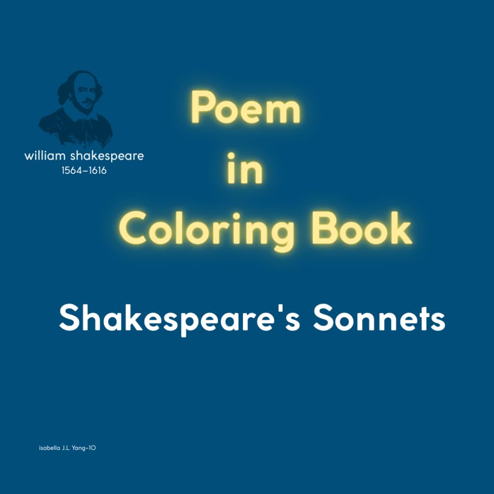 Poem In Coloring Book: Selected from Shakespeare's Sonnets