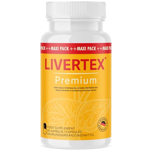 Livertex Premium Cápsulas | con ingredientes valiosos | con fórmula nueva y mejorada | contenido 60 cápsulas