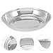 Cabilock Steel Pan Scale Tray for Kitchen Powder Measuring Dish Electronic Scale Pan Jewelry Store Cake Shop