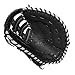 Wilson A700 12'' Baseball First Base Mitt - Black/Silver/White, Right Hand Throw