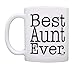 ThisWear Mother's Day Gift Best Aunt Ever Birthday Gift New Aunt Gift 11oz Ceramic Coffee Mug with Handle
