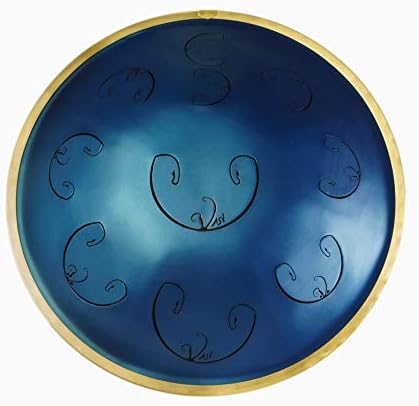RAV Vast 2 B Celtic Minor - Metal Handpan Drum - 9 Notes Steel Hand Drum with Soft Case and Three Mallets - 51 cm