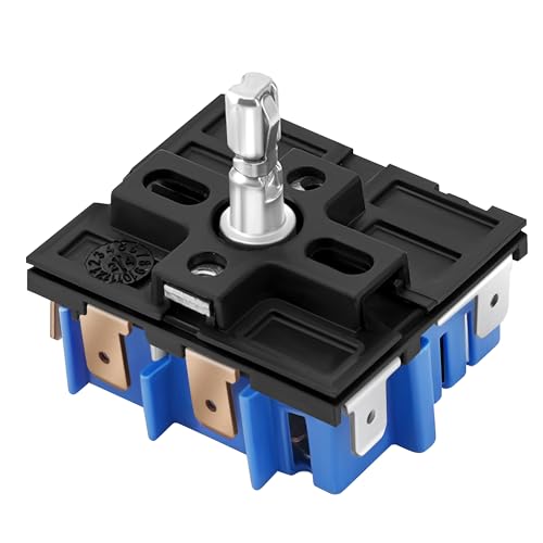 WB24X25013 4464832 Infinite Switch Replacement for GE Range Surface Element Control Switch Replace 191D4774P005 PS11729102 AP5999509 EAP11729102 -Heat-resistant & Fully Compatible-by Sikawai