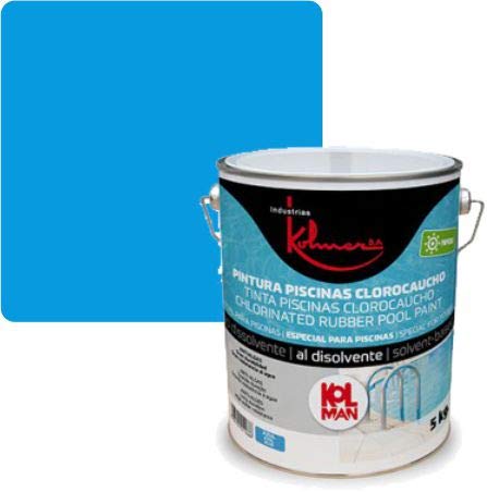 Pintura De Piscinas Clorocaucho Kolmer Papcae. Pintura Para Piscinas Impermeable. (Azul Oscuro)