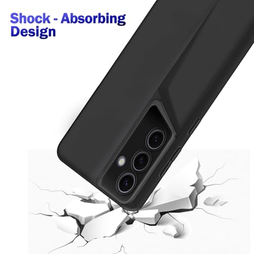 Image of Amazon Brand - Solimo Ultra-Thin Blade Runner Series Matte Finished Camera Protection Soft Back Cover for Samsung Galaxy S24 5G - Black