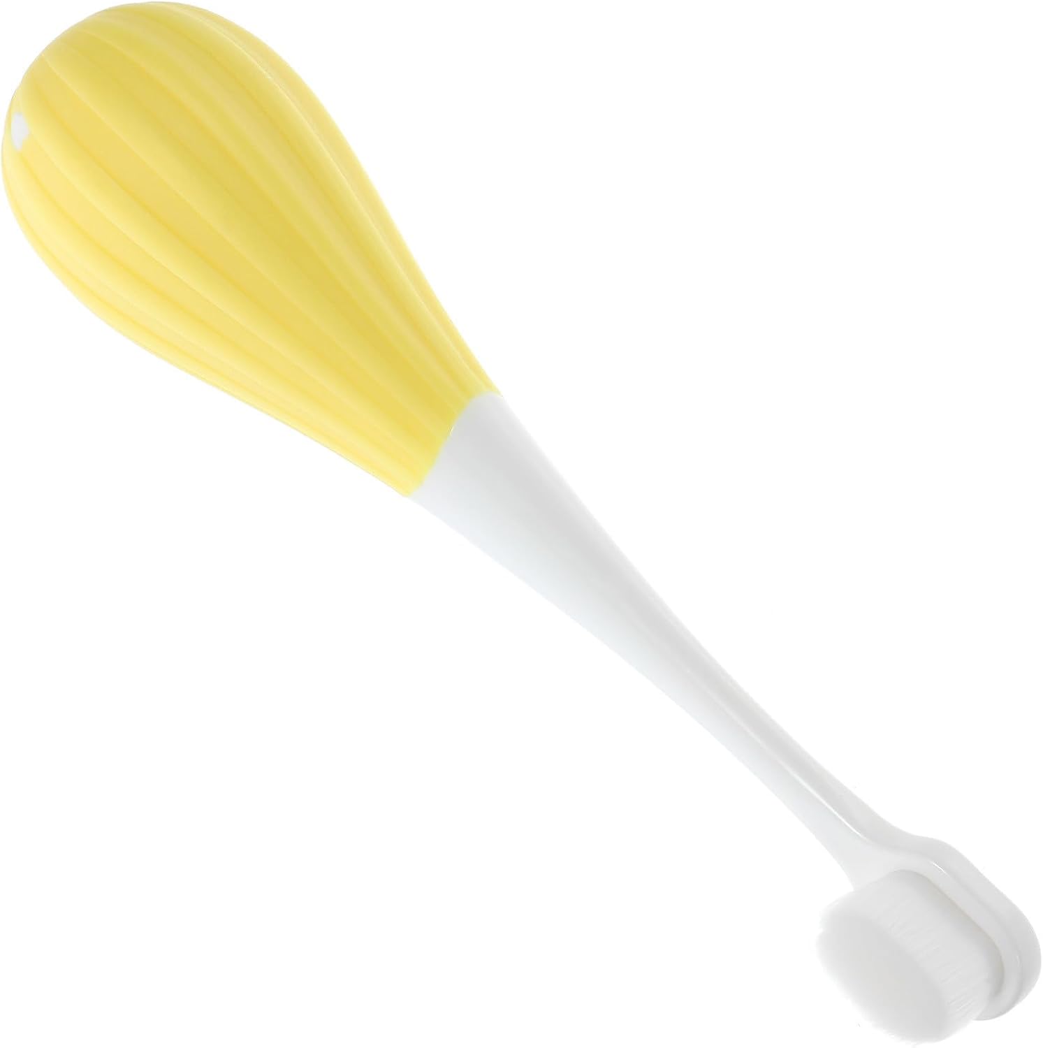Gentle Bristles Toothbrush for 2-5 Years, Manual Yellow Tooth Brush with Extra Gentle Thin Bristles, Dental Care Accessory for Oral Hygiene