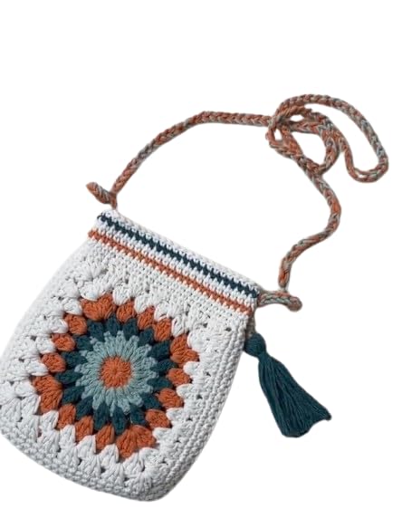 ZORA Craft Crochet Sunflower Bag, Summer Flower Bag, Woman Purse, Gift For Birthday, Vintage Style Bag, Bohamian Bag, Crochet Shoulder Bag, Crossbody Mobile pouch,sunglasses Bag (B0DBGBH22V) Amazon Price History, Amazon Price Tracker