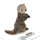 Little Critterz 'Nimble Asian Otter Hand Painted Porcelain Figurine