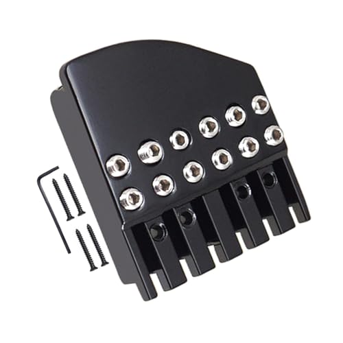 ヒップショット製 8弦ヘッドレスギター用ブリッジ、ブラック ヒップショット製 8弦ヘッドレスギター用ブリッジ、ブラック