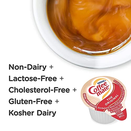 Coffee Creamer - Original, Liquid Singles Creamer, Non Dairy, No Refrigeration, Box Of 180 Singles #TOP1