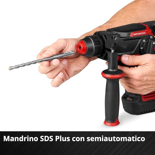 Tassellatore Einhell Professional TP-HD 18/28 Li Bl +4 (1X 3,0Ah+) Power X-Change (18 V, Brushless, 3 J, Sds-Plus, 4 Funzioni, Accessori, Batteria Da 3,0 Ah + Caricabatterie) - 9