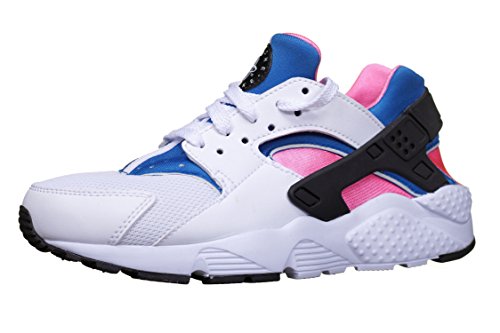 Nike Huarache Run GS (Blanc/Rose Royal-Dynamique) (4)