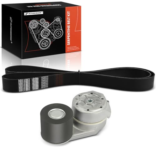 A-Premium Engine Serpentine Belt Drive Kit w/Tensioner 11.9 14.9 15.0