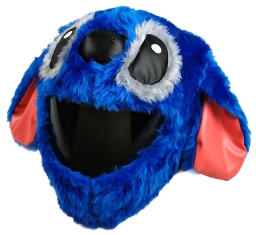 FunnyRiders Motorradhelm Überzug Plüsch - Motorrad Helm Überzug - Plüsch Helmüberzug Motorradhelm - Motorrad Zubehör Lustig - Motorradhelm Cover - Hergestellt In Polen Plüsch Helm Motorrad