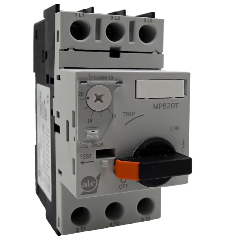 MPB2R5T, Motor Protection Circuit Breaker, 32A w/Thermal and Magnetic Trip, 1.6-2.5A