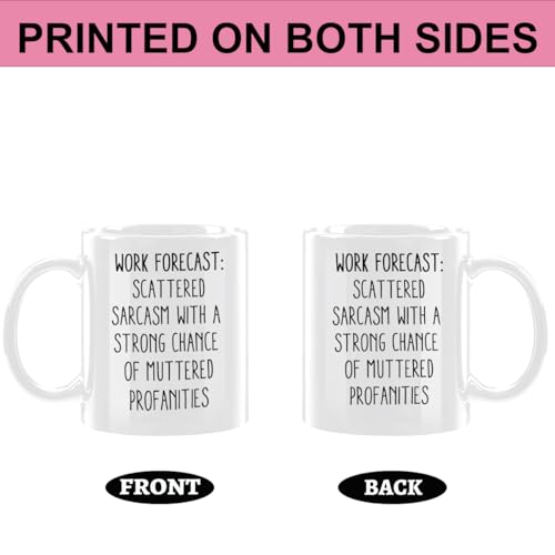 Taza de cerámica casual con diseño divertido 11 onzas miniatura 2