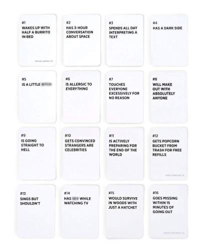 Image of Awestuffs Drunk Stoned OR Stupid Party Card Game, Adult Humor, Paper, Modern Style, for Unisex Adults