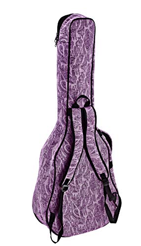 ORTEGA OGBCL-PUJ Housse pour guitare 4/4 Violet effet denim - Les Beatles, Paul McCartney, John Lennon, RIngo Starr, George Harrison ORTEGA OGBCL-PUJ Housse pour guitare 4/4 Violet effet denim – Image 3