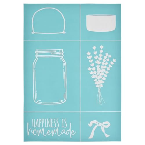 MANGOUSONG Screen Printing Kit,29.7x21cm Bottle Silk Screen Stencils Reusable Silkscreen Print Kit for Printing Handbag Decoration Template ?Seal Tool