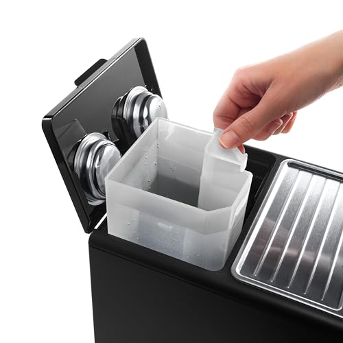 Foto von De'Longhi Active Espresso Siebträger ECP 33.21.BK – professionelle Espressomaschine mit AluminiumFinish, inkl. traditioneller Milchschaumdüse, Tassenwärmer & Heißwasserfunktion, schwarz