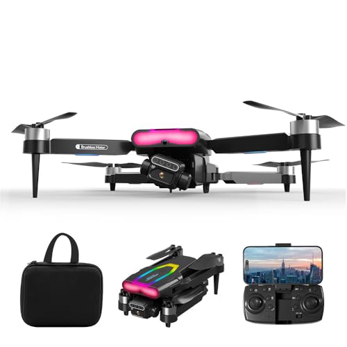 GPS Drone with 8K HD Camera & Dual-Axis Gimbal Stabilization | 25 Min Flight, Auto Takeoff/Landing, Brushless Motors | Pro Drone for Adults