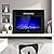 COSTWAY 28.5-Inch Electric Fireplace Inserts, 750W/1500W Wall Recessed and Freestanding Fireplace with 3 Flame Colors, 5 Brightness Settings, 8H Timer, Remote Control, Heater for Indoor Use