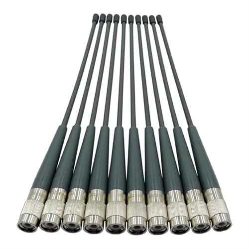 GHZHANG 10PCS New 460MHz TNC Port Antenna For Hi-target Whip Rod 4dbi 450-470MHZ GPS GNSS V30 60 90 F61 F66 Antenna Survey Instruments