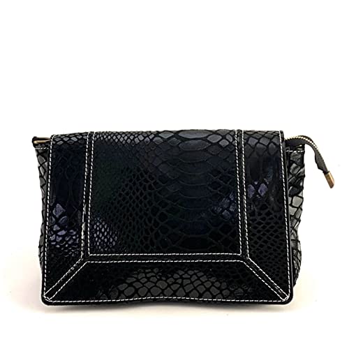 Sac à bandoulière en cuir véritable italien élégant et intemporel par BE MY BAG