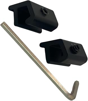 NU-SET Lock | Tamper Resistant Sliding Window Lock | Hex Screw Window Lock for Window Security | Home Improvement & Door Hardware, Black