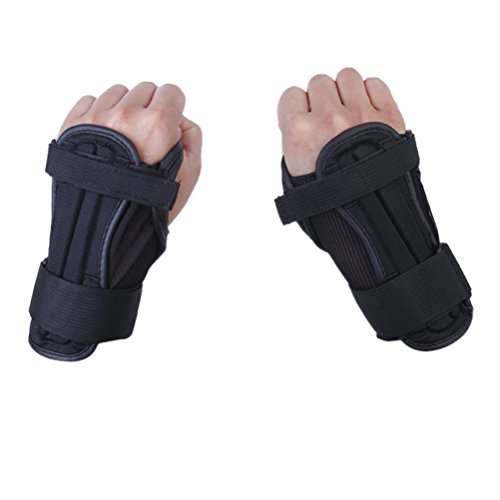 Foxnovo Kids Ski Protective Glove Sport Wrist Guards Support Pads A Pair- Size