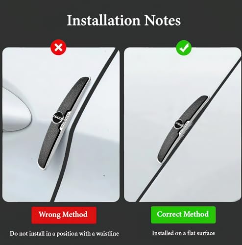 Image of BRAINLE Car Door Corner Edge Guards & Handle Protector Scratch Protection Compatible for Exter, Creta, Venue, Verna, i10, i20, Aura, Alcazar, Tucson, Santro, Kona, Santafe, Ioniq, Getz, Accent, Eon