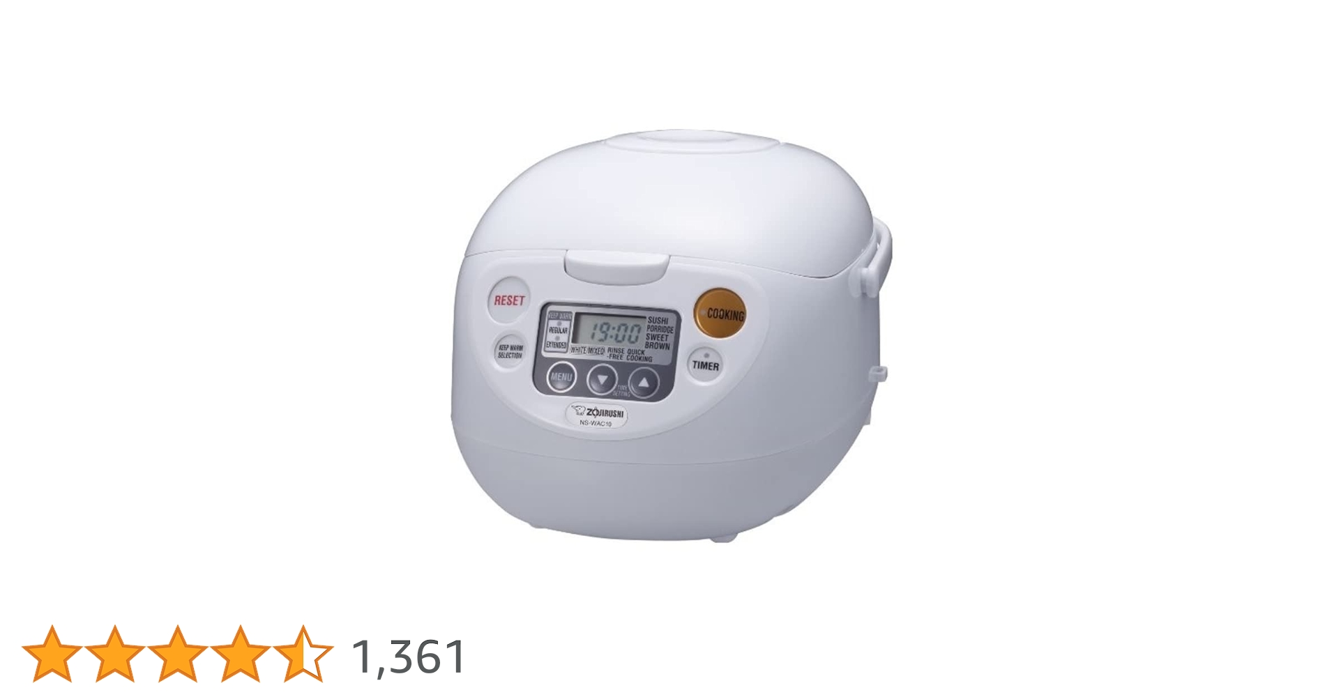 ZOJI NS-WAC10-WD Zojirushi NS-WAC10-WD 5.5-Cup (Uncooked