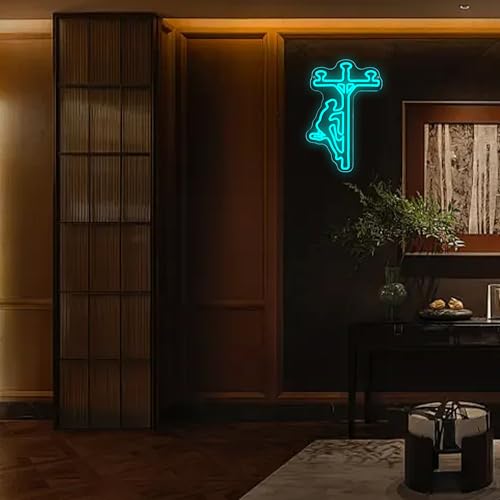 Image of Allball Lineman Neon Signs for Wall Decor, USB Powered Dimmable LED Industrial Neon Light, for Tradesman Garage Workshop Electricia Tool Lineman Traveler Electrical Wall Decor(15.7 * 10.6 in)