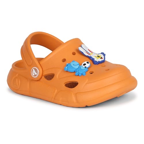 Image of Aqualite Kids Clog Shoes for Boys & Girls /Outdoor Sandals Clogs for Kids, Slingback Clog Shoes, Stylish Clogs for Kids