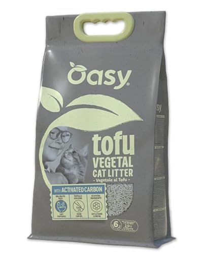 Oasy Lettiera Vegetale Tufu Activated Carbon 6 l