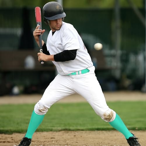 Image of Baseball Socks and Belt Combo for Youth Adult - Softball Socks and Belt for Boys and Girls