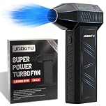 JNBGTU Compressed Air Duster - 130000PRM Jet Fan Blower, 3-Gear Adjustable Mini Cordless Turbo Fan, Air Dust Blower for Computer, Keyboard, House, Outdoor and Car
