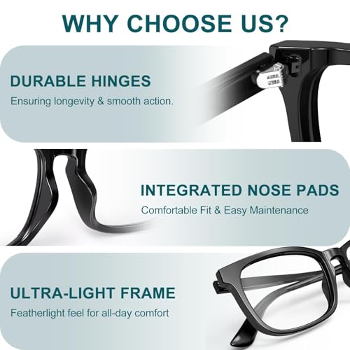 Image of Blue Light Glasses for Women Men Square Computer Glasses Anti Glare UV Blocking Vita