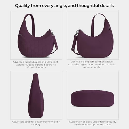 Travelon Anti-Theft Runways Asymmetric Hobo by Travelon - Used condition - Image 5