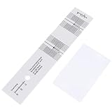 WEKADRIN Vinyl Schallplattenspieler Justierwerkzeug Acryl Messlineal Präzises Einstellgerät für Tonabnehmer Kalibrierung und Abstandsmessung Zubehör für Elektronikwerkstatt und