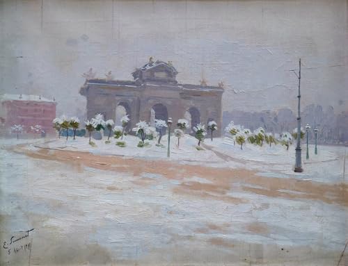 Tableaux peinture sur toile 60x90cm de monument espagnol pour chambre