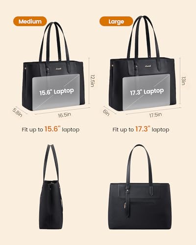 Bolso Tote para Laptop de Mujer 15.6 Pulgadas Resistente al Agua miniatura 5