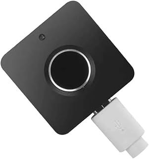 KUJYBG Fingerprint Lock Cabinet Lock Drawer Lock Fingerprint Padlock with USB Reset for Gym School Drawer