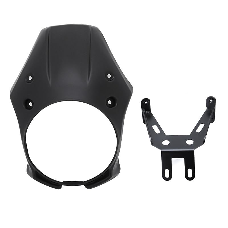 Carénage de phare avant moto Rebel CMX 500 noir mat finition premium