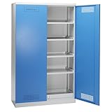 Der eurokraft pro Umweltschrank verfügt über eine Bodenauffangwanne aus 3-mm-Stahlblech, die gemäß StawaR die ÜHP-Zulassung bietet. Diese Wanne gewährleistet, dass auslaufende Flüssigkeiten sicher aufgefangen werden.
