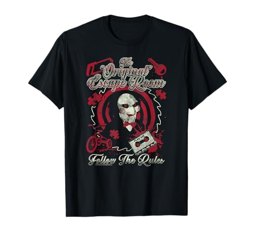 Saw Jigsaw's Original Escape Room Horror Movie T-Shirt