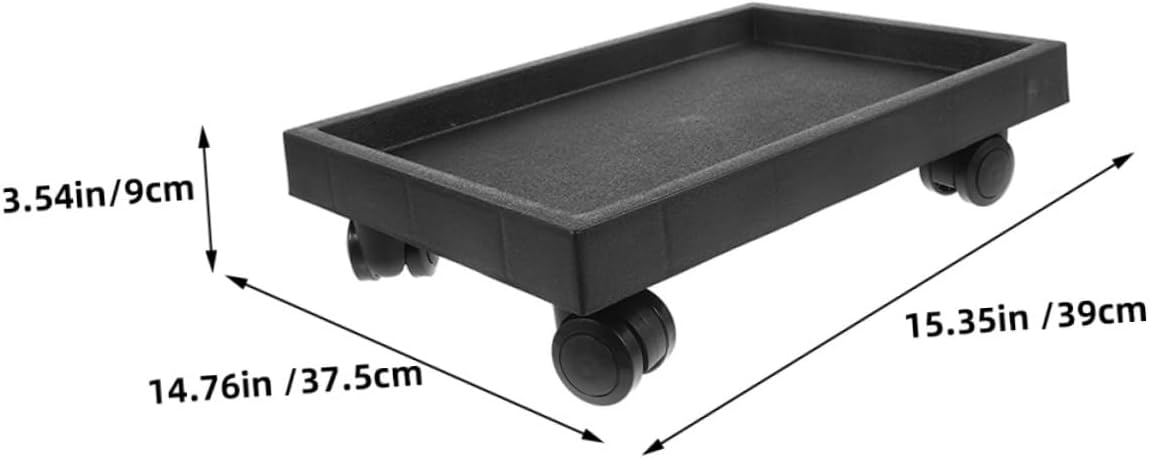 Movable Plant Tray with Wheels Heavy Duty Thickened Plant Holder for Use Easy to Clean Rolling Plant Stand for Flowerpots and Garden Planters