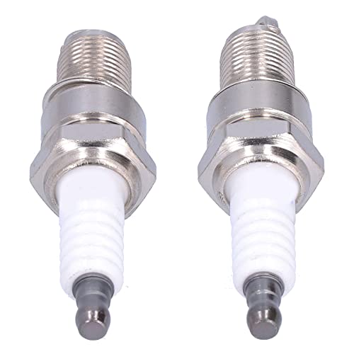 Funien Bujía para Cortacésped, 2 Piezas F6RTC de Repuesto para Motor de Antorcha 951-10292 751-10292 131-039, Accesorio Profesional para Herramientas de Jardín con Modelos Compatibles