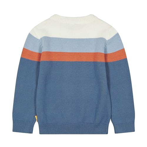 Steiff Pull Sweater Garçon en maille bleue pour enfant